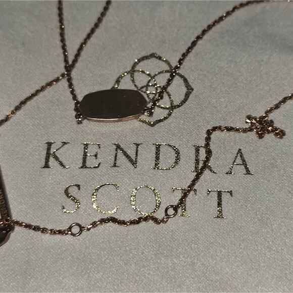 Kendra Scott Gold Bronze Necklace - Picture 1 of 4